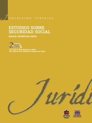 cover image of Estudios sobre seguridad social 2a. Ed